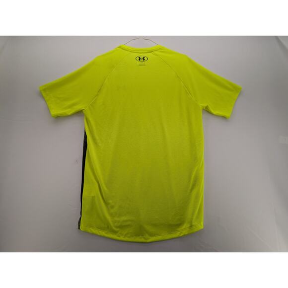 NWT Under Armour UA Tech Fade Short Sleeve in High Vis Yellow size Small - Picture 5 of 6